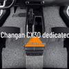 BYD Yuan UP Car Mats: Silk Loop Driver's Seat & Rear Floor Mats, Upper Carpet, Thickened Single Piece