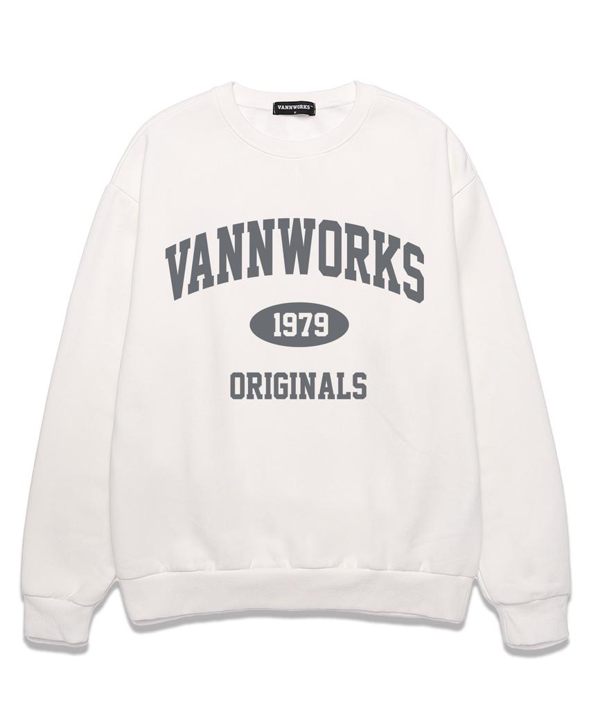 VANNWORKS Arch Original Sweatshirt (Vs0018) White (Type A)