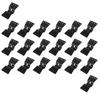 5~80 Pcs Black Butterfly Type Sunshade Net Clips Windproof Net Hook Agriculture Shadow Film Fix Clamp Outdoor Tent Hang Tongs