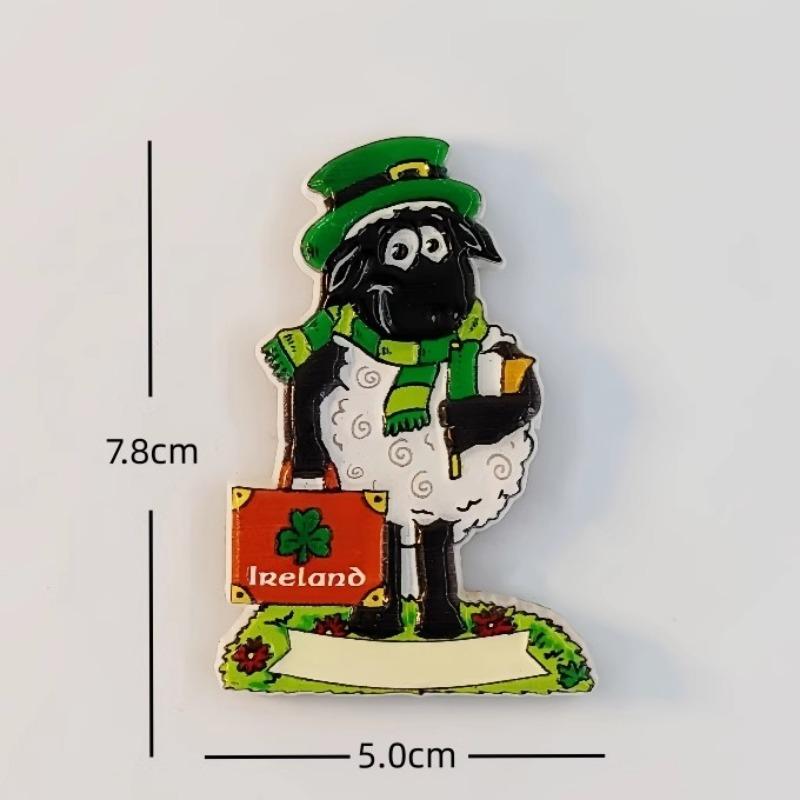 Irland Kühlschrankaufkleber Edinburgh Reise Souvenirs Kleeblatt Kühlschrankmagnete Heimdeko Hochzeitsgeschenke