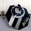 Carlton Blues, AFL Team Automatic Opening and Closing, 8 rib Structure Portable Umbrella, Suitable for Men and Women in All Seasons  Perfect