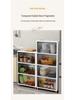 Light Luxury Multi-layer Transparent Storage Cabinet for Toys and Household Use