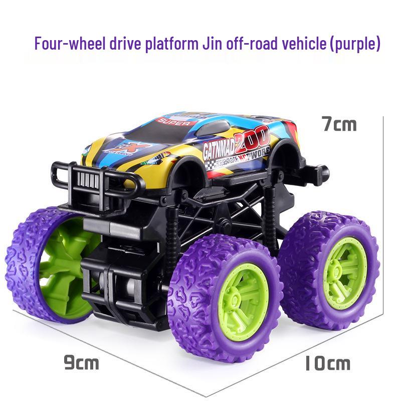 Kids' Inertial Excavator Toy Car: Off-Road Vehicle for Boys, Perfect for Small Gifts and Night Markets