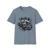 Unisex Softstyle T-Shirt Rage Raccoon Claw Marks Urban Street Art Graphic Tee