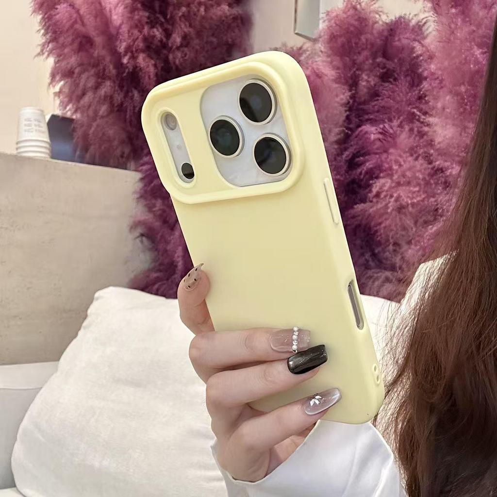 Thickened Liquid Silicone Case for iPhone 17PM – Simple, Colorful & Solid