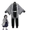 Demon Slayer Kids Cosplay Obanai Iguro Snake Pillar Costume Stage Performance Outfit