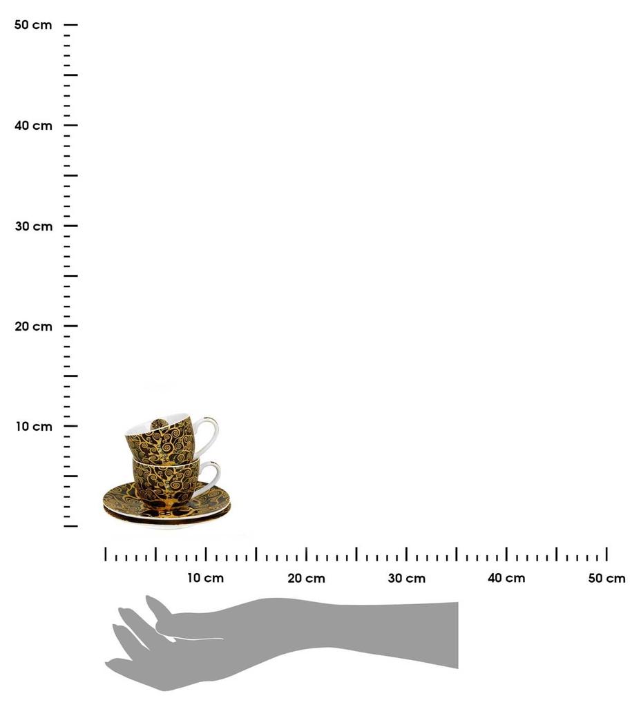 Zestaw 2 Filiżanek Espresso Klimt Tree