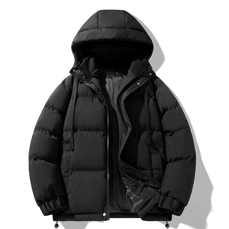 2025 Couple Hooded Padded Clothes Unisex Winter Loose Cotton Jackets Winter Jackets Padded Jackets Cotton Jackets