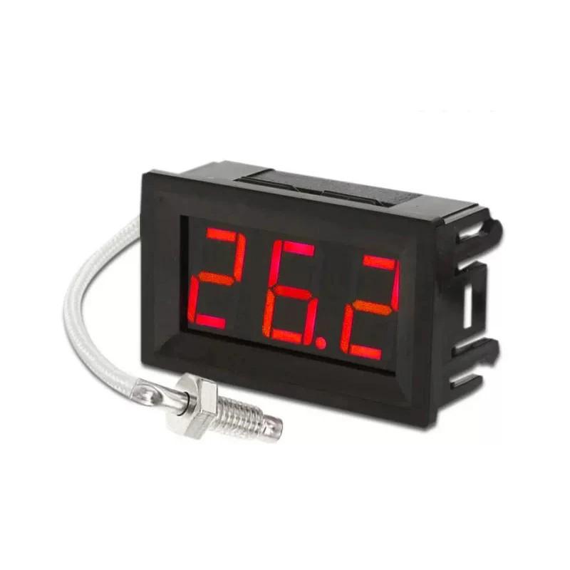 Industrial High Temperature K-Type Stlxy M6 Thermocouple Thermometer 12V Digital Meter Tester -30~800 Degree Thermograph