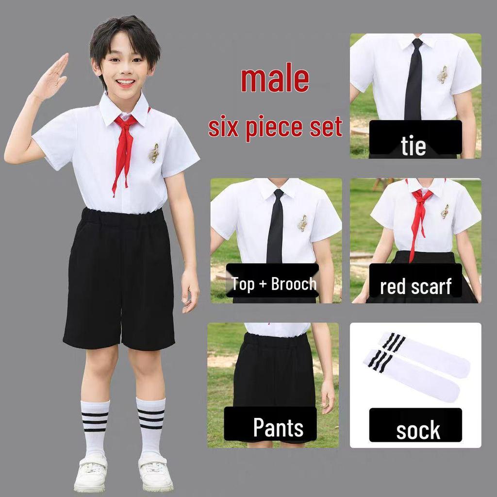 Primary School Performance Uniform for Choir, Poetry Recitation, Flag Ceremonies, and Sports Event Opening