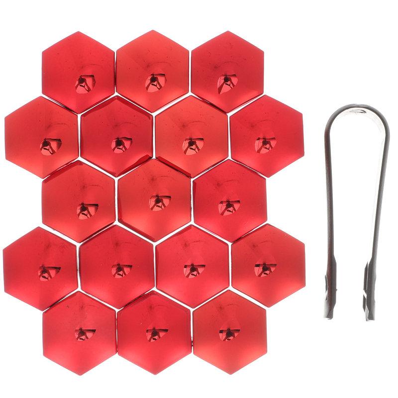 20Pcs Wheel Hub Covers High Durability Lug Nut Covers Anti-Rust Protector Easy Installation Car Exterior Accessories