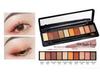 NOVO5077 Ten-Color Earth-Tone Eyeshadow Palette - Pearlescent & Matte for Smoky Makeup