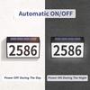 IP44 Waterproof House Plaque Solar Home Yard 10 LED Address Wall Lamp Sign Numbers Light Street Garden Door Decoration