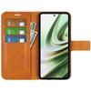 For OnePlus Nord CE 3 Lite 5G/Nord N30 5G Leather Calf Texture Stand Wallet Phone Case Square Magnetic Phone Cover