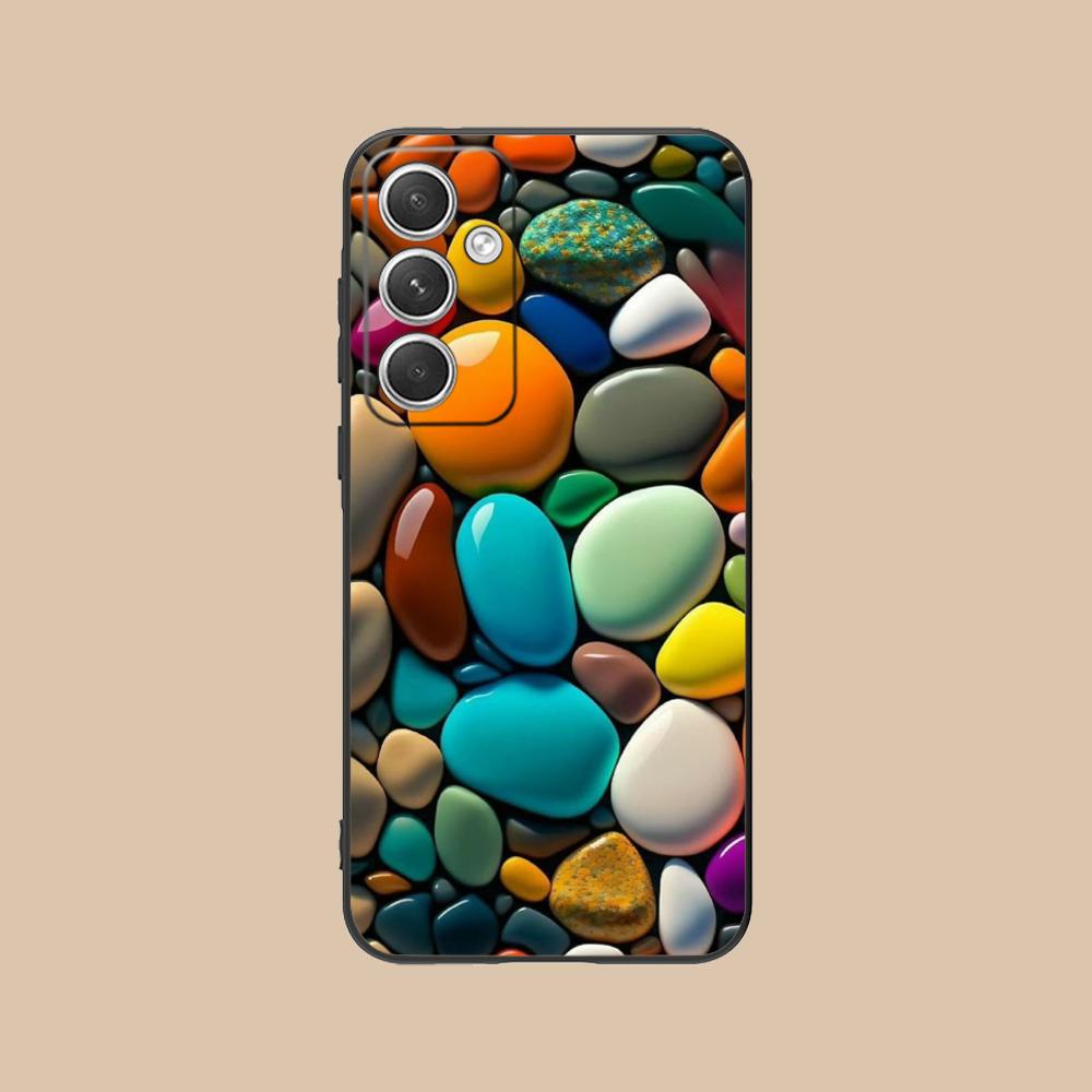 

Aesthetic Stones Mobile Phone Case for Samsung Galaxy S26 S25 S24 S23 S22 S21 S20 Note20 Plus FE Ultra Colorful Cover Cellphones Galaxy Note20