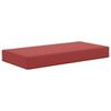 Outdoor Seat Cushion Burgundy 80 X 40 X 8 Cm 100percent Polyester