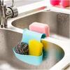 Double Sink Caddy Saddle Style Kitchen Organizer Storage Sponge Holder Rack Tool  Color  Random