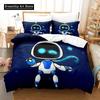 3D Print Anime Astro Bot Bedding Set Single Twin Full Queen King Size Bed Set Adult Kid Bedroom Duvet Cover Sets Home Textiles