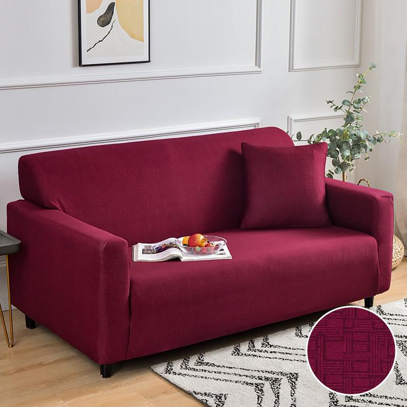 Printed Sofa Covers for Living Room Elastic Corner Couch Cover L Shaped Chaise Longue Slipcover Furniture Protector 1/2/3/4 Seat