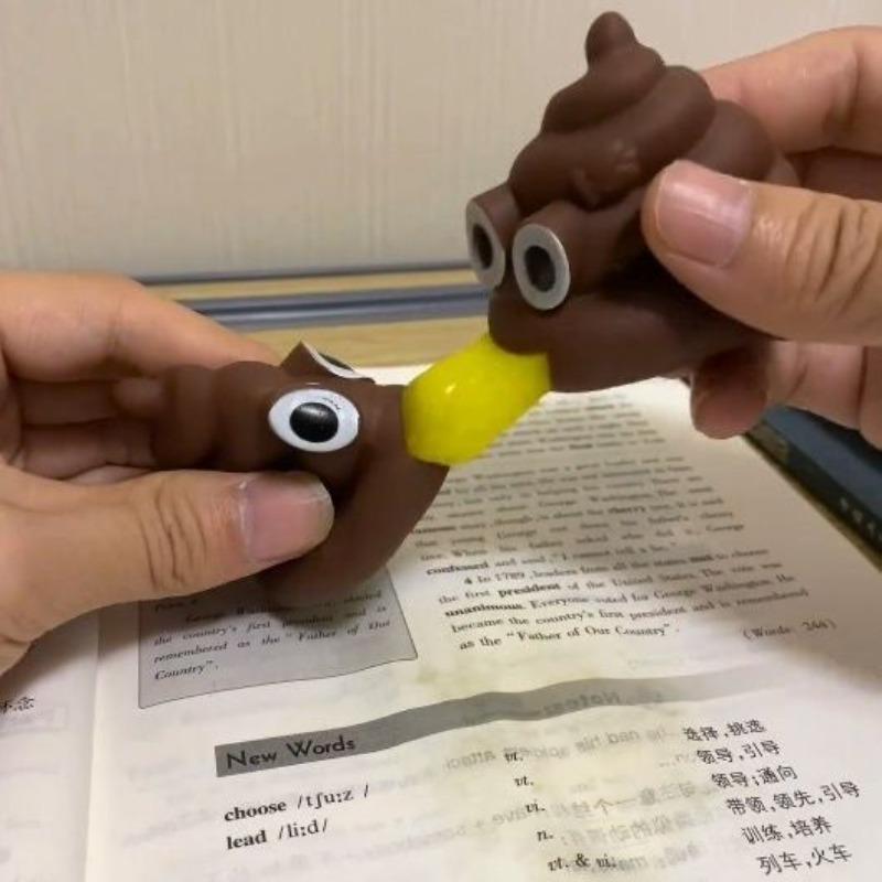 Mocking Feces, Vomiting, Relieving Stress At A Party Playing Pranks Simulating Feces As A Surprise Halloween Gift for Friends