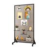 Mobile Wire Mesh Jewelry & Artwork Display Rack