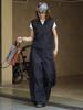 Johnature Simple Short Vest Long Pants Women Two Pieces Set Spring French Casual Long Pants Sets