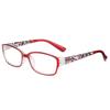 Women Vintage Elegant Portable Anti-Blue Light Eyeglasses Eye Protection Ultra Light Frame Reading Glasses
