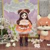 Attractive Eyes Princess Dress Up BJD Dolls Long Hair Princess Makeup Ball Joint Doll  Toddler