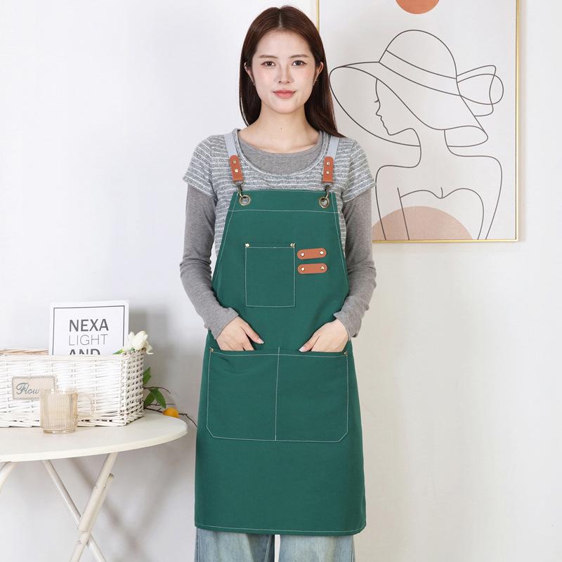 High-End Denim Canvas Apron for Kitchen, Gardening, and More