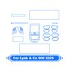 TPU Car Central Control Screen Scratch-resistant Transparent Protective Film Interior Sticker For Lynk & Co 900 2025 Accessories