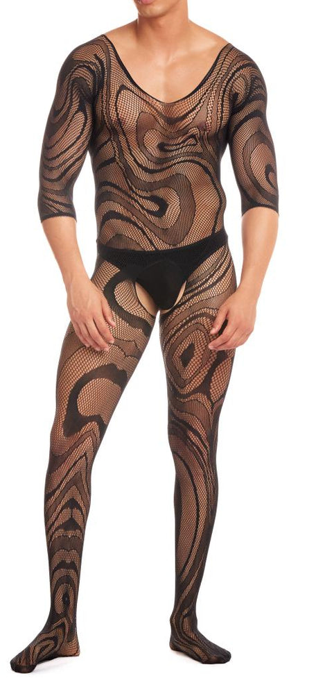 Combinaison Supernova 2 Pièces Noire - René Rofé Men - COMBINAISONS SEXY