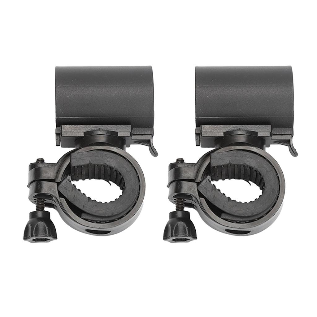 2 Stück Gehstockhalter für Rollstuhl Antriebs-Rollator Gehwagen 360 Grad Drehung Universal Krücken Stock Halterung Zubehör