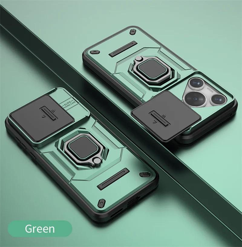 Nové nárazuvzdorné pouzdro Armor pro Huawei Pura 70 Ultra P70 Pro Ochranný kryt Prsten Magnetický držák Skořepina Coque Fundas Capa