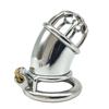 Men's Stainless Steel Penis Lock CB Chastity Lock Sex Toy Ball Stretcher Sissy Femdom Slave BDSM Urethral Chastity