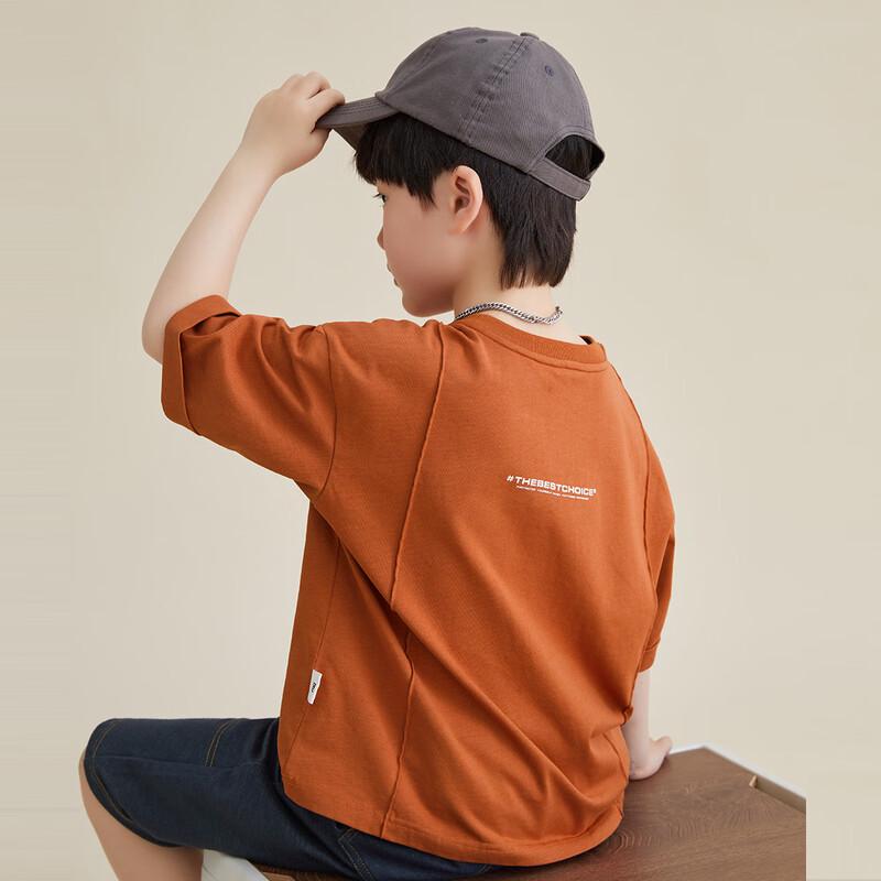 Boys' Summer Cotton Pin Tuck T-Shirt