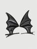 1pair Women Bat Wing Design Hair Clip Street Claw Clips Hair Claws Hair Barrettes, Halloween