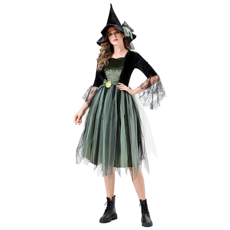 Halloween Der Zauberer von Oz Party Kostüm für Erwachsene Bühnenauftritt Hexe Cosplay Kostüm