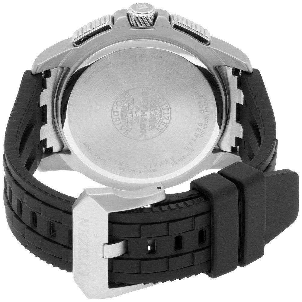 Citizen Skyhawk Atomic Timekeeping Black Polyurethane Watch Men's JY8051-08E Eco-Drive