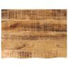 VidaXL Table Top 90x60x2.5 Cm Live Edge Solid Mango Wood, Wood Table Top, Side Table Top, 370357