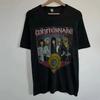 Camiseta Whitesnake Grfica Serpiente Sonajero Y Rollo Gira Europea Banda S Vintage Washed Top For Everyday Wear