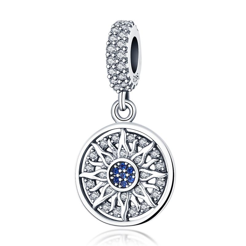 100% Rame Zircone Scintillante Occhio del Diavolo Occhio di Horus Auguri Migliori Portafortuna Perline Adatte a Braccialetti da 3 mm Gioielli Fai da Te