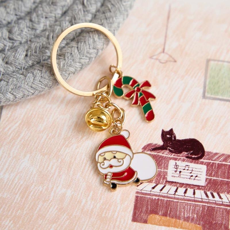 Рождественский брелок брелок Санта-Клаус Рождественская елка колокольчики перчатки аксессуары подвеска подвеска