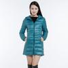 Pinghu leichte und dünne Daunenjacke Damen mittel und lang mit Kapuze Herbst und Winter neu schlank und leicht dünn große Größe Mantel