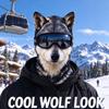Passamontagna Animale 3D Husky Copertura Integrale del Viso Maschera 3D Carina per Esterno