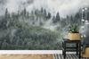 Photomural Forest In The Morning Mist Structural Vinyl 405x270