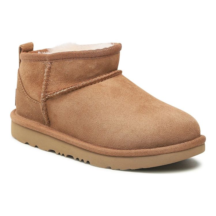 UGG Classic Ultra Mini Boot Kids Chestnut Kids Sneakers Brown 1130750K-CHE