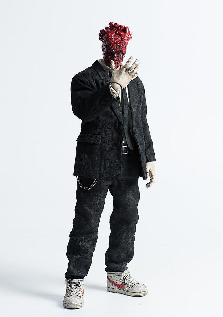 Threezero Dorohedoro Scale and POM Painted Movable Figure Resale 1/6 ABS, PVC, [Cloth Outfit]