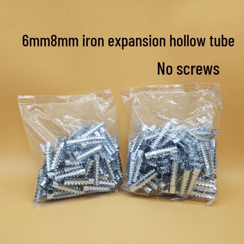 Metal Iron Expansion Screw: Replace Plastic Plugs with 6mm/8mm Serrated Self-Tapping Iron Expansion Plugs