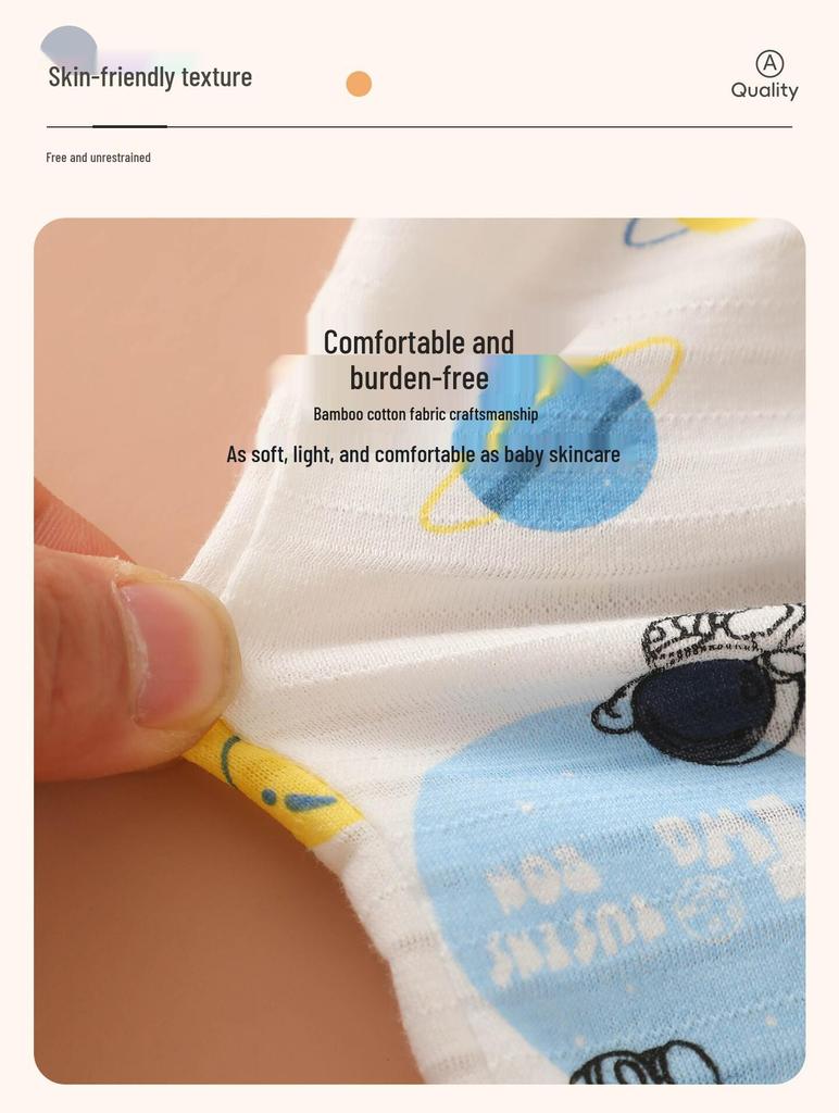 Sommer-Jungen-Dünne Baumwoll-Dreiviertelhosen - Atmungsaktive Freizeithosen für Kinder