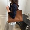 Texture Large Capacity  New Fashion Retro Shoulder Crossbody Portable Tote Bag Women